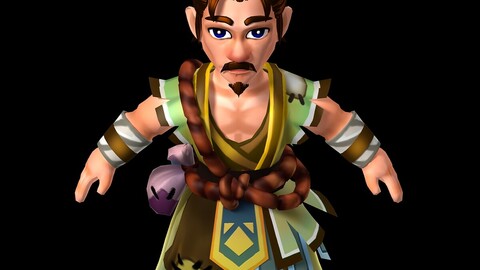 The character of the game - Lu has feet