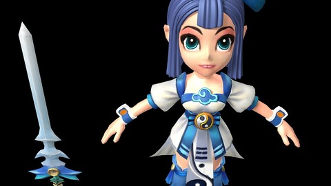 The characters of the game - Quanzhen teach women disciples