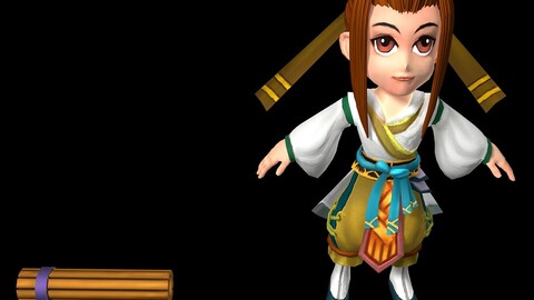 Game characters - book children