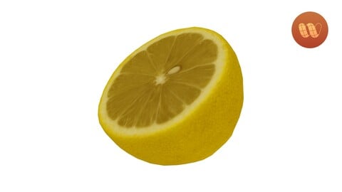 Half a Lemon - Half a Lemon 3D Scanned Model