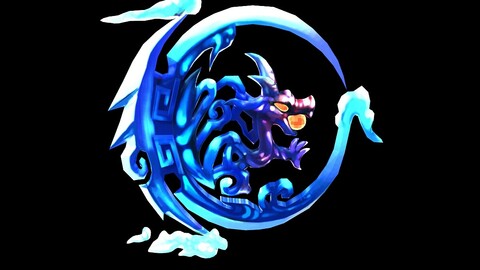 Game character weapons - crystal jade ice hook