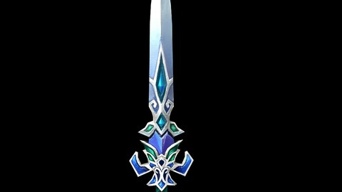 Game character weapon - gentleman sword