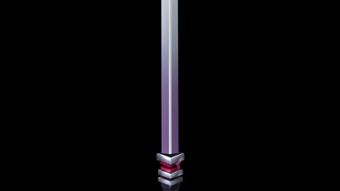 Game characters weapons - double iron sword 0 level