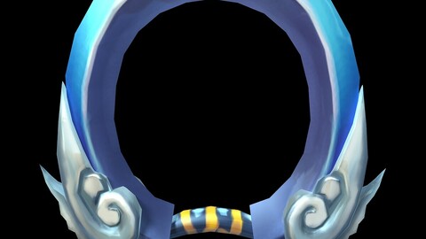 Game character weapon - iron ring 0