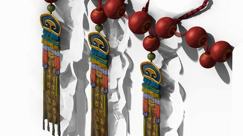 Dali Duan - Buddhist Falls Decorations