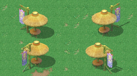 Cartoon world - I love a parasol