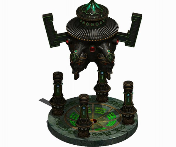 ArtStation - Furnace tripod 03 | Game Assets