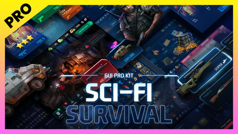 GUI PRO Kit - Sci-Fi Survival