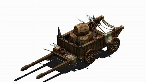 War tools - cast stone car