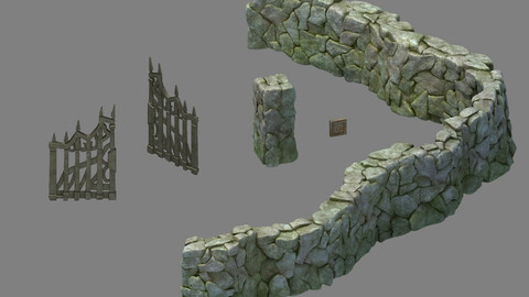 Newman Village Farm - Stone Wall 03