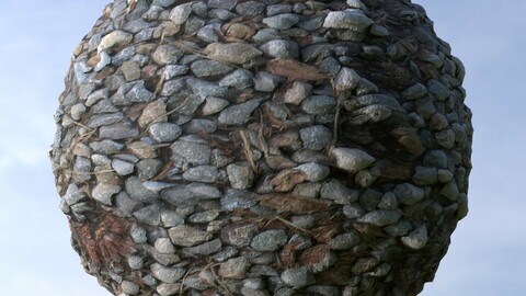 Gravel Ground 10 PBR Material