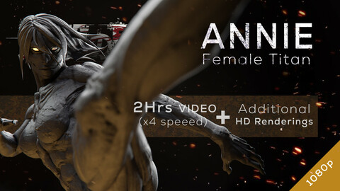 Annie Female Titan - Redesign Speedsculpt in ZBrush