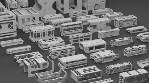 Hard Surface Framing Assets Volume 2