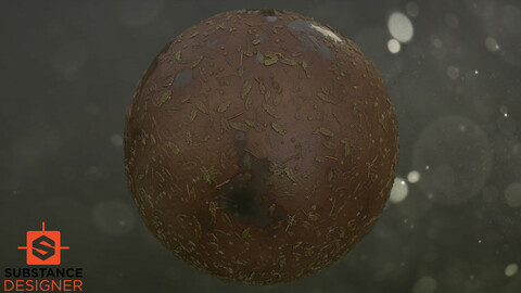 Procedural Mud Material