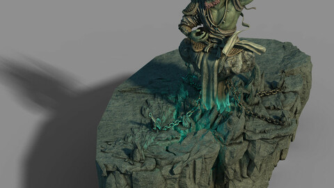 Town Magic Cave - Stone Sculpture 02