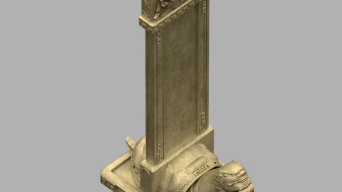 Decoration - Turtle Stone Monument 06