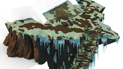 White camel mountain - suspended bridge surface