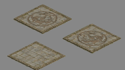 Ground parquet - dragon brick