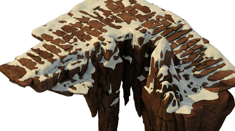 Huashan Mountain Road - ice and snow surface 02