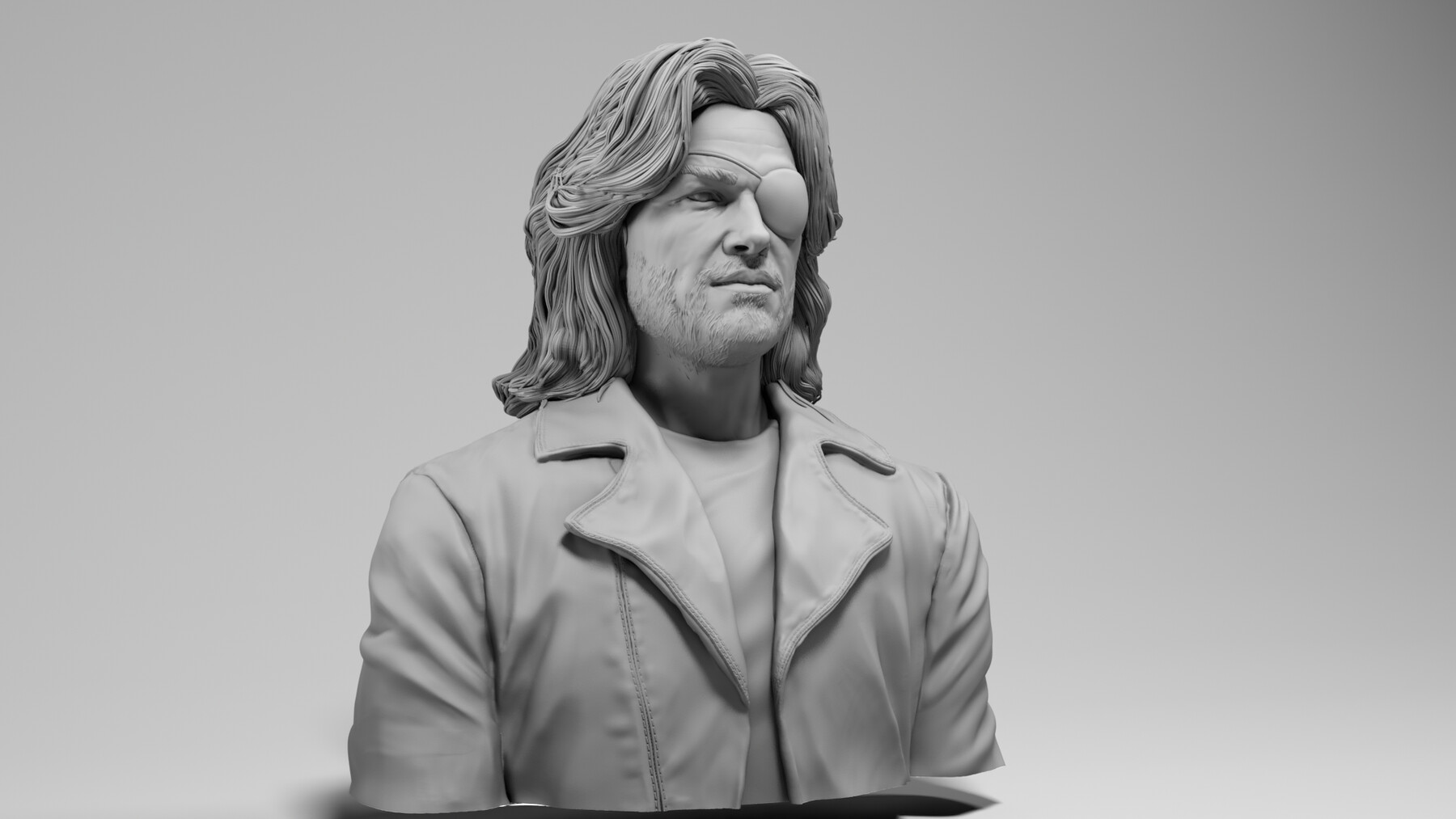 ArtStation - Kurt Russell - Snake Plissken - Escape from New York ...