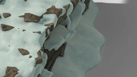 Huashan Mountain Road - Ice and Snow Mountain 01