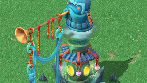 Cartoon Sky City - welcome speaker