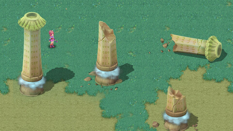 Cartoon Sky City -Turn the column