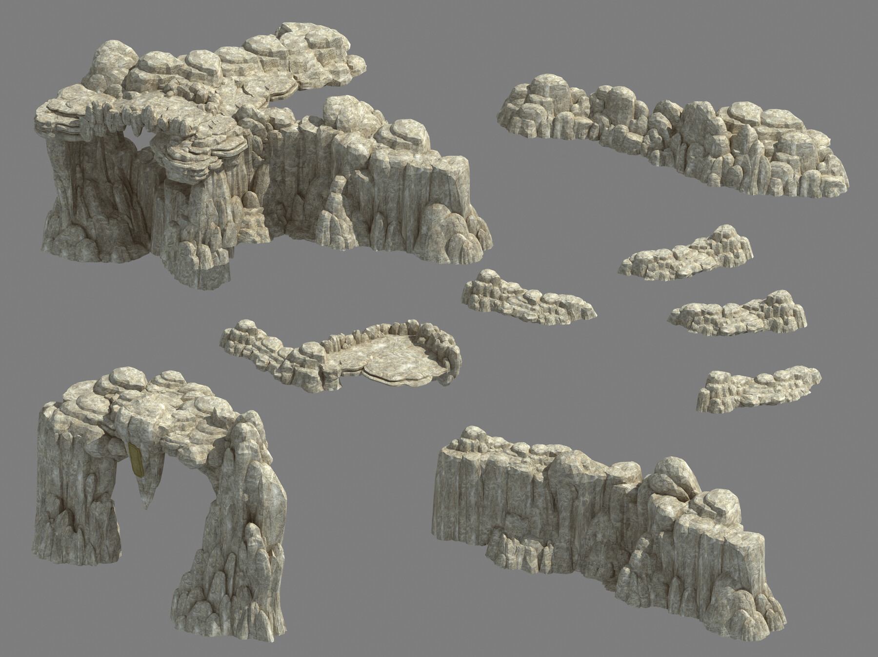 ArtStation Kunlun Mountains Mountain 03 Game Assets   File 