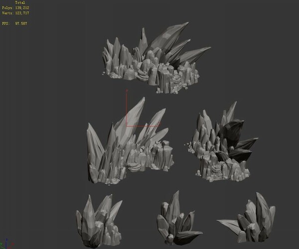 ArtStation - Kunlun Mountains - Rock 05 | Game Assets