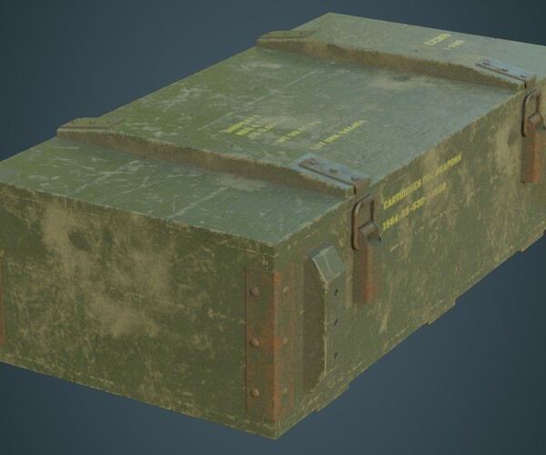 ArtStation - Ammunition Box 2C | Game Assets