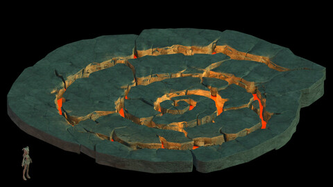 Mountain - spell circle magma platform 09