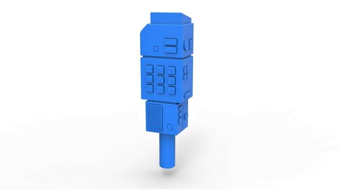 Cosplay 3D printable Commlock from Space 1999 TV series