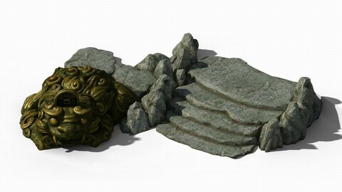 Lake Taihu - lion ladder