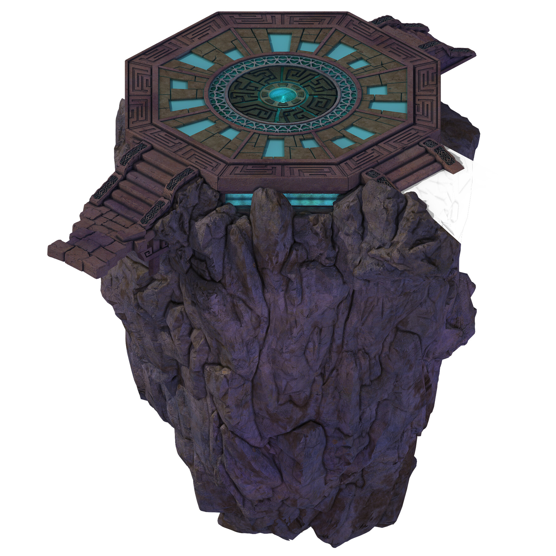 ArtStation - Peach Blossom Island - Qimen escape array | Game Assets