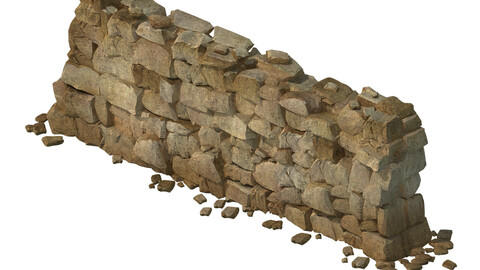 Country Building - Stone Wall 03