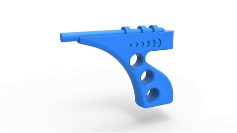 Cosplay 3D printable Laser Pistol from Buck Rogers in the 25th Century TV series