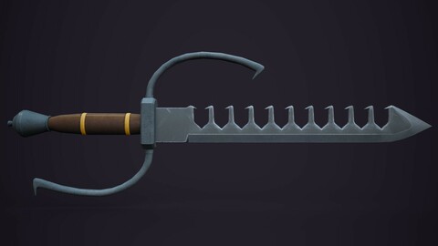 Sword Breaker - Stylized game asset