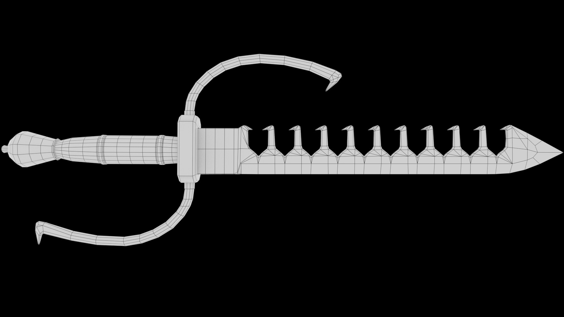 ArtStation Sword Breaker Stylized game asset Game Assets