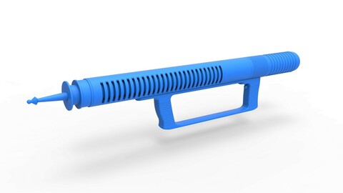 Cosplay 3D printable Laser Rifle from the movie Forbidden Planet 1956