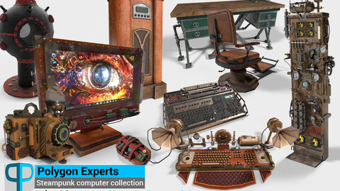 Steampunk computer collection