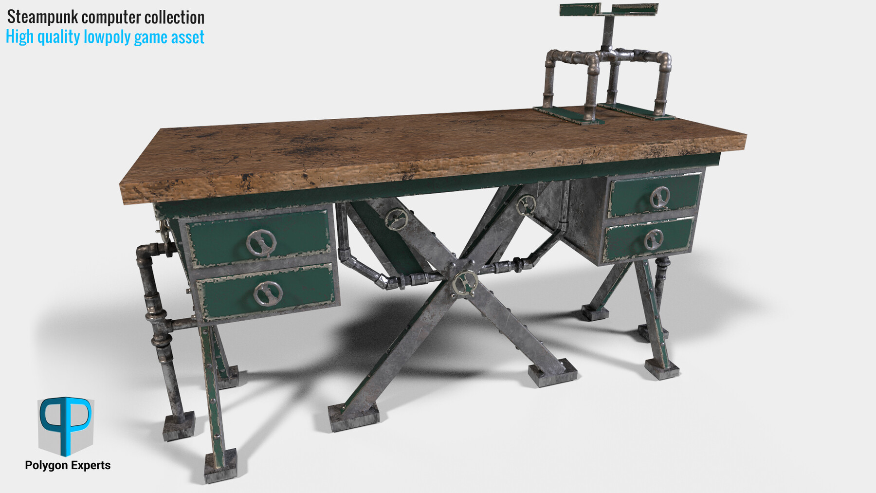 ArtStation - Steampunk computer collection | Game Assets