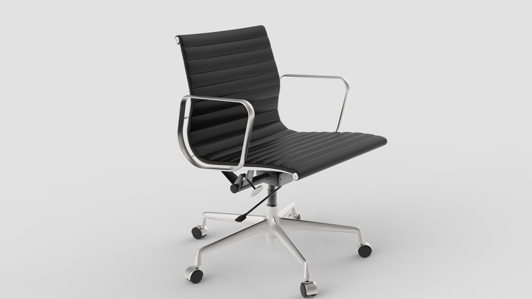 ArtStation - Vitra Aluminium Chair 117 Black | Resources