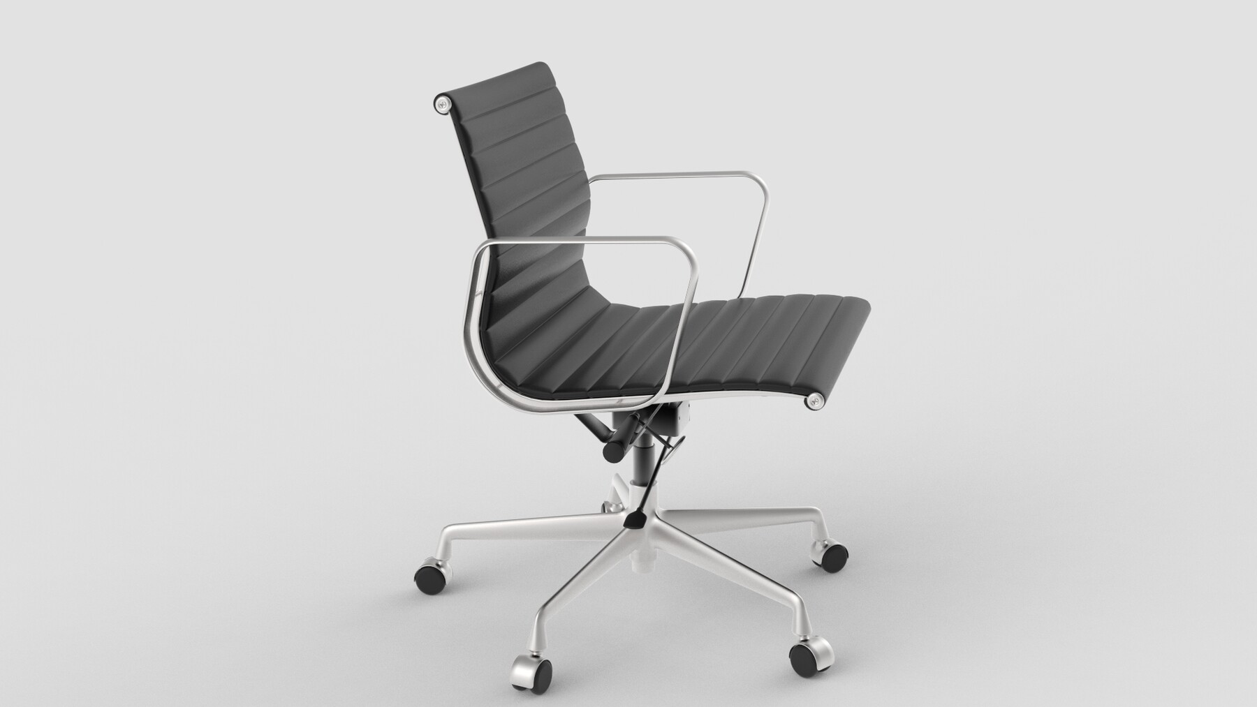 ArtStation - Vitra Aluminium Chair 117 Black | Resources