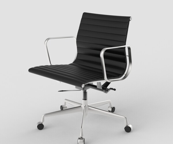 ArtStation - Vitra Aluminium Chair 117 Black | Resources