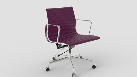 Vitra Aluminium Chair 117 Cordovan