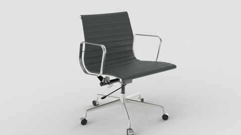 Vitra Aluminium Chair 117 Dark Gray