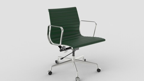 Vitra Aluminium Chair 117 Dark Green