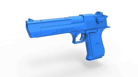Cosplay 3D printable Pistol Desert Eagle .50 AE Magnum