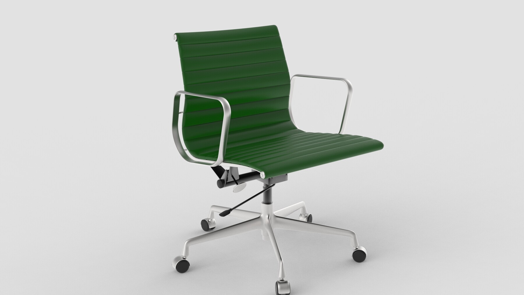 ArtStation Vitra Aluminium Chair 117 Green Game Assets