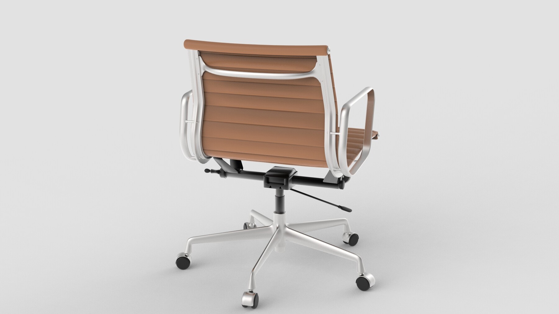 ArtStation - Vitra Aluminium Chair 117 Light Brown | Game Assets